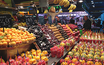 Ринок Бокерія в Барселоні, Іспанія