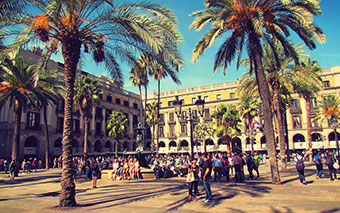 Королівська Площа в Барселоні, Іспанія